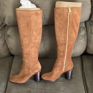 NEW Coach Womens Ombre Suede Riding Over-The-Knee Boots. Size 9